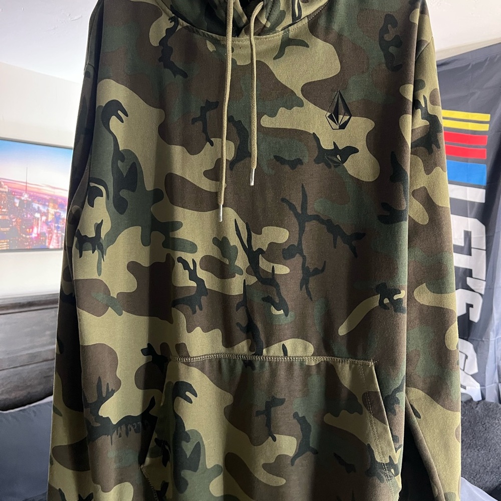 Volcom Men's Camouflage Hoodie